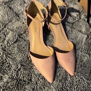 Lexi and Abbie block heel. Size 7